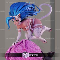 Felicia Play with Cat 3D Printer Files