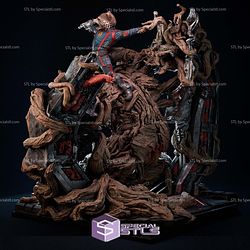 Groot Rocket Battle Diorama 3D Printer Files
