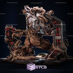Groot Rocket Battle Diorama 3D Printer Files