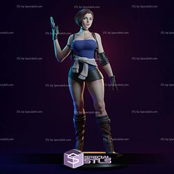 Jill Valentine Beautiful 3D Printer Files