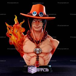 Portgas D Ace Fire Bust 3D Printer Files