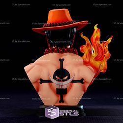 Portgas D Ace Fire Bust 3D Printer Files