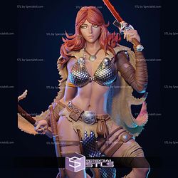 Red Sonja Beautiful 3D Printer Files