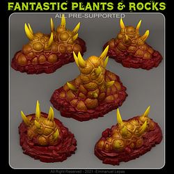 October 2021 Fantastic Plants & Rocks Miniatures