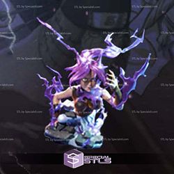 Yoruichi Bleach Purple Bust 3D Printer Files