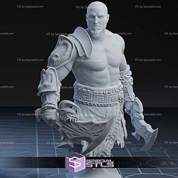 Kratos GOW3 Bust STL Files