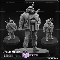 April 2025 Cyberpunk PapSikels Miniatures