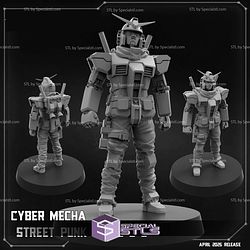 April 2025 Cyberpunk PapSikels Miniatures