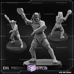April 2025 Cyberpunk PapSikels Miniatures