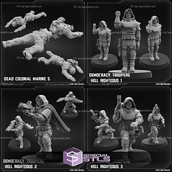 April 2025 Sci-Fi PapSikels Miniatures