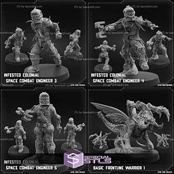 April 2025 Sci-Fi PapSikels Miniatures