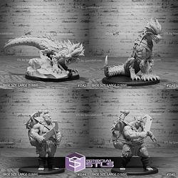 April 2025 Set 125 - Monster Frenzy Epic Miniatures