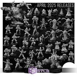 April 2025 Wargame Exclusive Miniatures