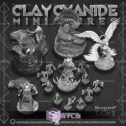 March 2025 Clay Cyanide Miniatures