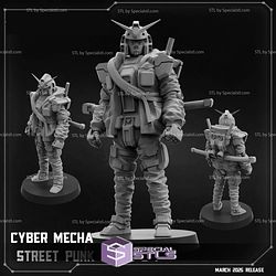 March 2025 Cyberpunk PapSikels Miniatures