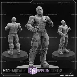 March 2025 Cyberpunk PapSikels Miniatures