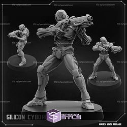 March 2025 Cyberpunk PapSikels Miniatures