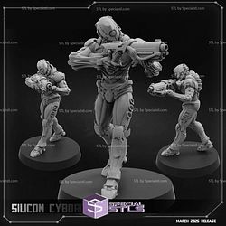 March 2025 Cyberpunk PapSikels Miniatures