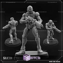March 2025 Cyberpunk PapSikels Miniatures