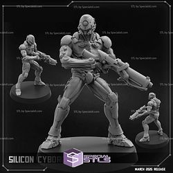 March 2025 Cyberpunk PapSikels Miniatures