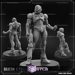 March 2025 Cyberpunk PapSikels Miniatures