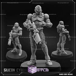 March 2025 Cyberpunk PapSikels Miniatures