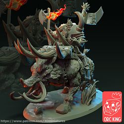 October 2021 Orc king Miniatures