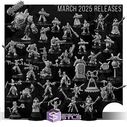 March 2025 Wargame Exclusive Miniatures
