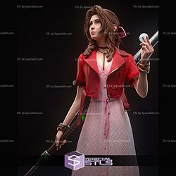 Aerith and The Guard Stick STL Files