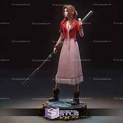 Aerith and The Guard Stick STL Files