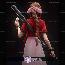 Aerith and The Guard Stick STL Files