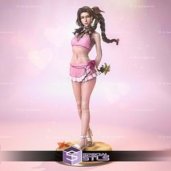 Aerith FF Pink Mermaid STL Files