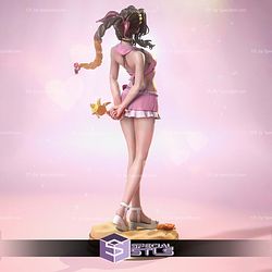 Aerith FF Pink Mermaid STL Files