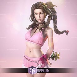 Aerith FF Pink Mermaid STL Files