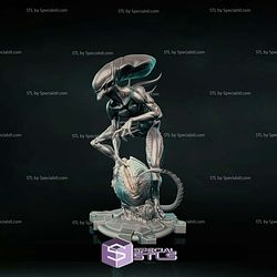 Alien 1-10 Scale STL Files