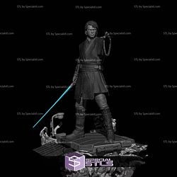 Anakin Skywalker Standing on Base STL Files