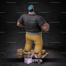 Bluto Popeye STL Files