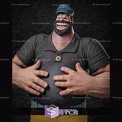Bluto Popeye STL Files