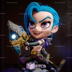 Chibi Jinx and Rhino Gun STL Files