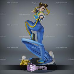 Chun Li On Wave STL Files