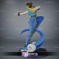 Chun Li On Wave STL Files
