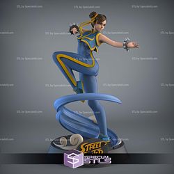 Chun Li On Wave STL Files