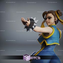 Chun Li On Wave STL Files