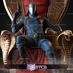 Cobra Commander Throne STL Files