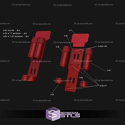 Cosplay STL Files Daredevil Born Again Billy Clubs