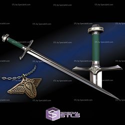 Cosplay STL Files Faramir Sword LOTR