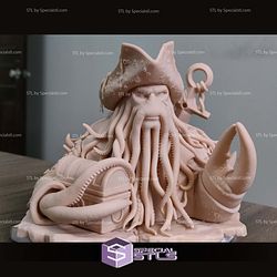 Davy Jones Bust V4 STL Files