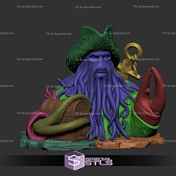 Davy Jones Bust V4 STL Files