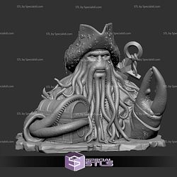 Davy Jones Bust V4 STL Files