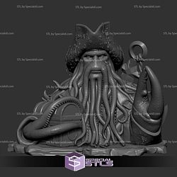 Davy Jones Bust V4 STL Files